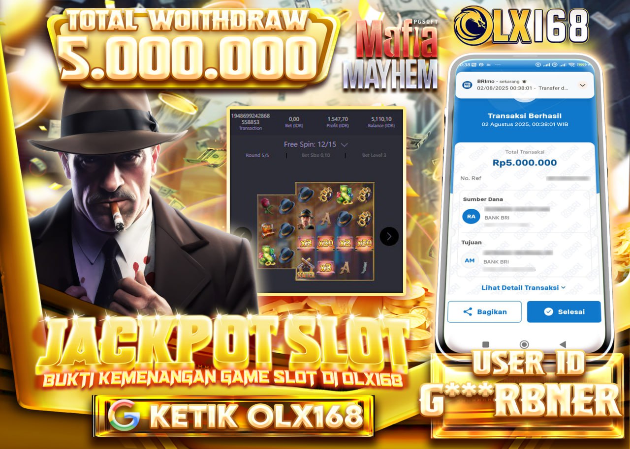 G***RBNER JACKPOT MAFIA MAYHEM Rp.5.000.000 - LUNAS	