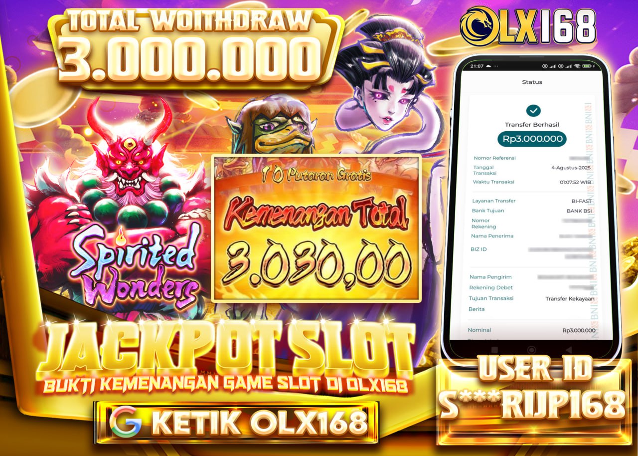 S***RIJP168 JACKPOT SPRITED WONDERS Rp.3.000.000 - LUNAS