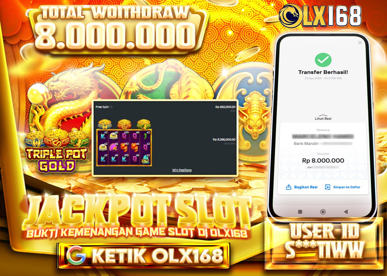 S***TIWW JACKPOT TRIPLE POT GOLD Rp.8.000.000 - LUNAS