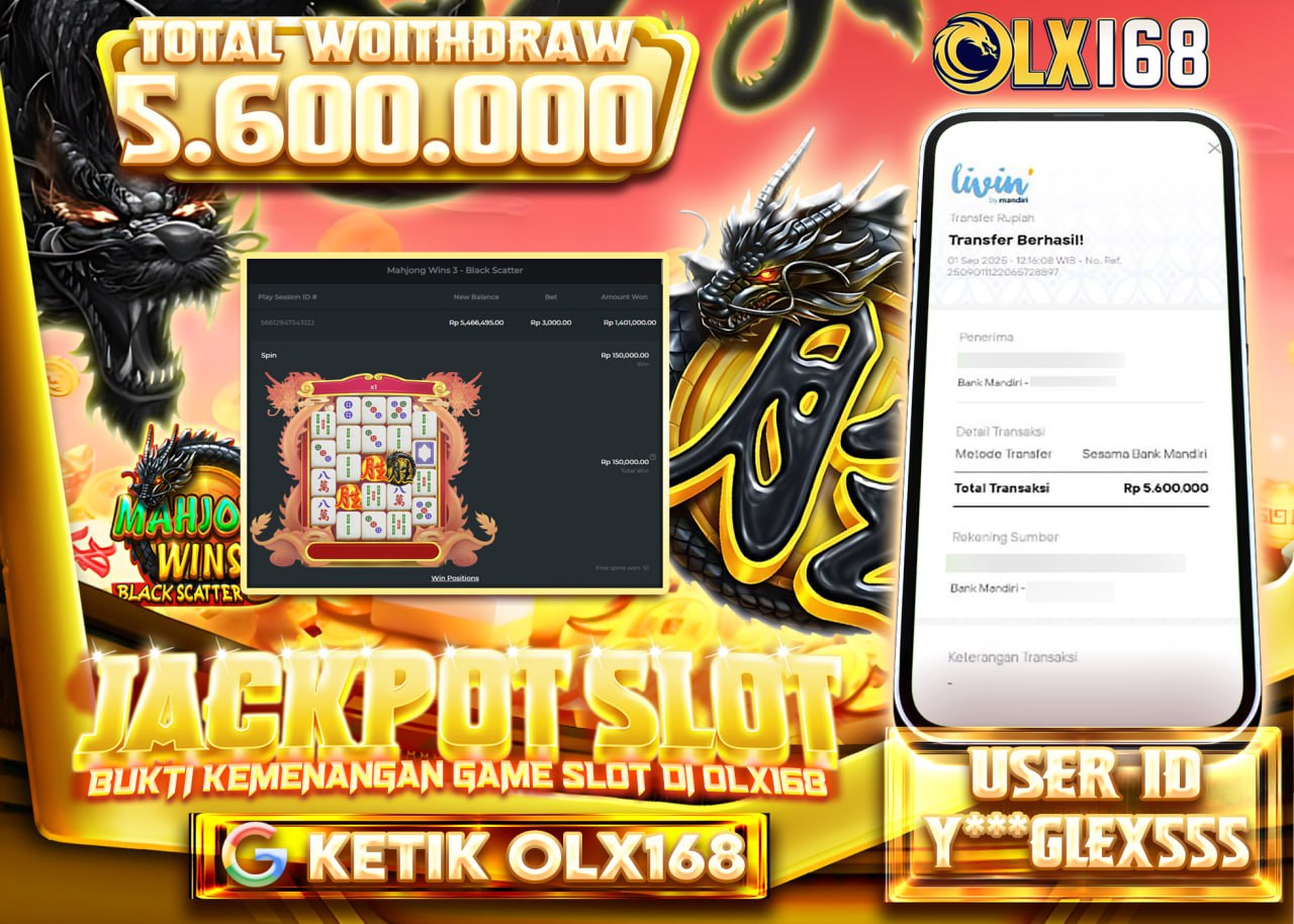 Y***GLEX555 MAHJONG WINS Rp.5.600.000 - LUNAS