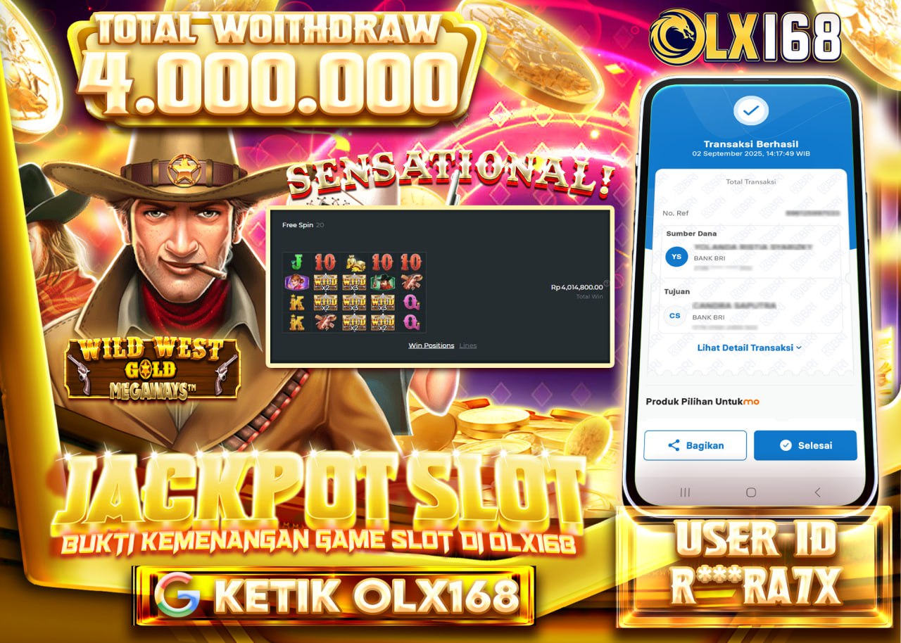 R***RA7X WILD WEST GOLD Rp.4.000.000 - LUNAS