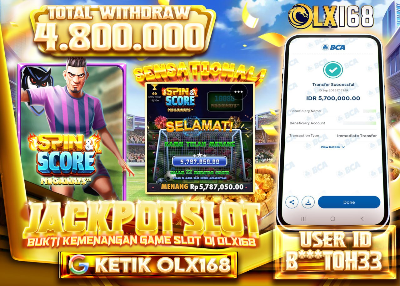 B***TOH33 SPIN SCORE Rp.4.800.000 - LUNAS